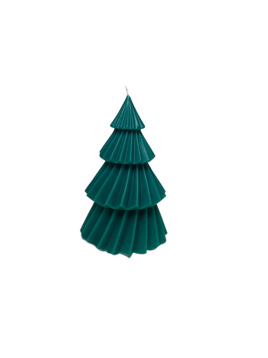 Handgegossene Weihnachtsbaum Kerze – Tannenbaum Deko & Weihnachtsgeschenk für festliche Stimmung